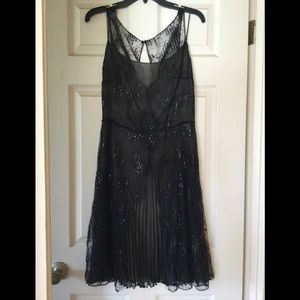 Couture Liancarlo Sax Fifth Avenue bead lace dress